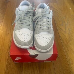 Nike Gray and White Sneakers